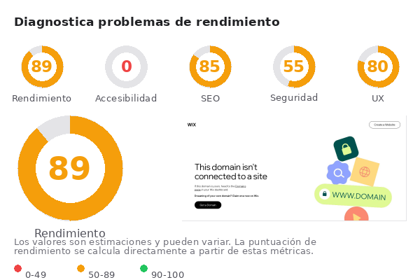 Captura real del sitio web encajescomestibles.com de LENZZIA